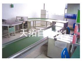 带转弯输送线