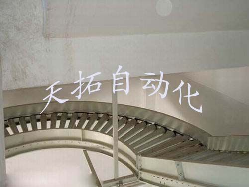 滑行带转弯滚筒线